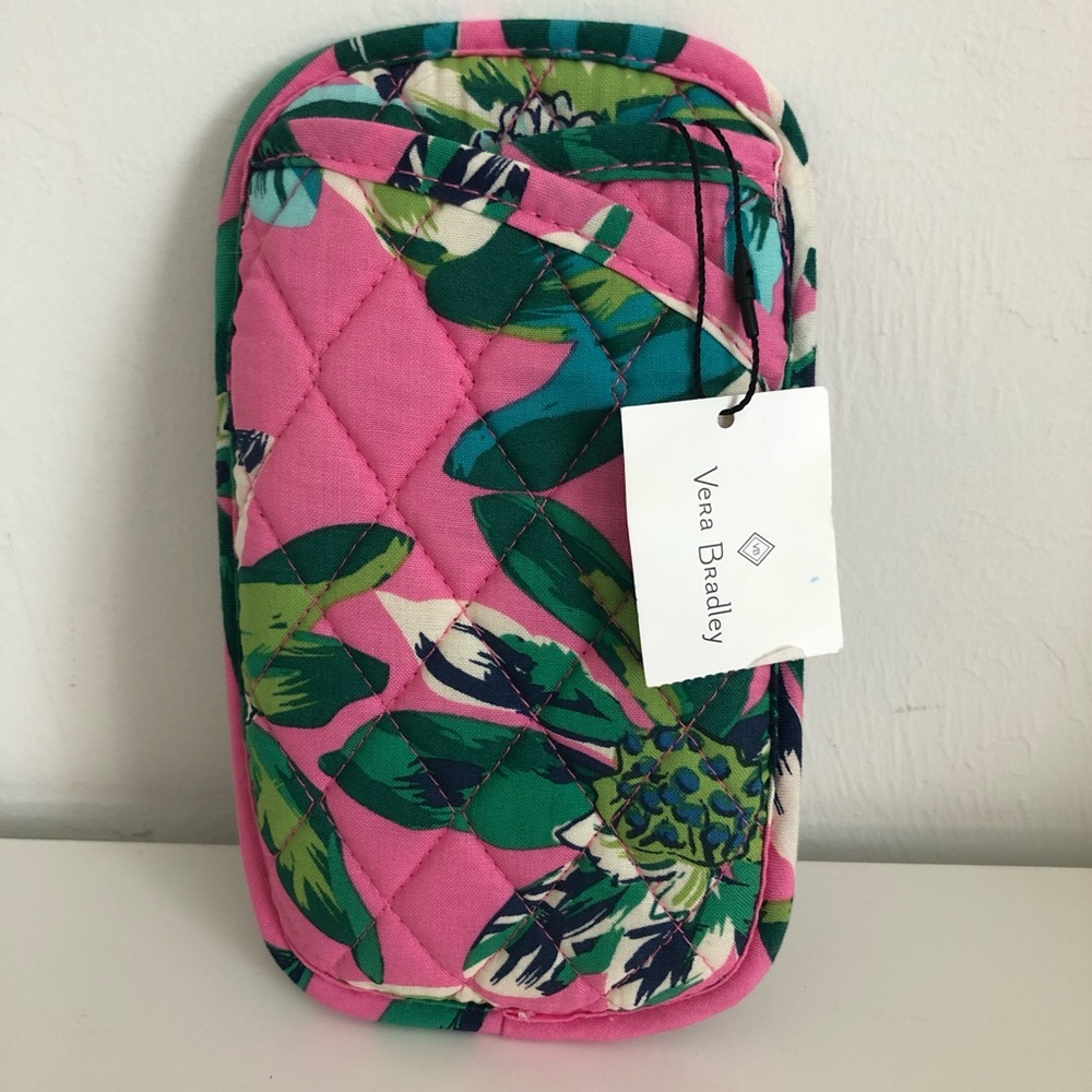 Vera Bradley Pink Floral Quilted Eyeglass Pouch